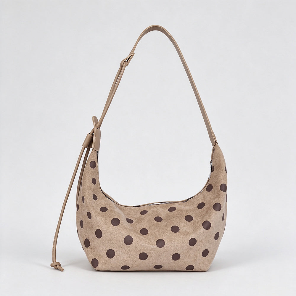Vintage Polka Dot Faux Suede - DippedShop Wholesale - #9603