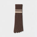 Striped Five Finger Socks - DippedShop Wholesale - #7587