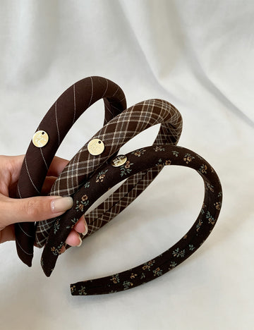 Vintage Floral Print Non Slip Padded Headband 6W6HBD364