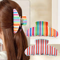 Striped Hair Claw - DippedShop Wholesale - #2499