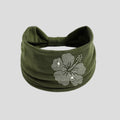 Rhinestone Floral Wide Headband - DippedShop Wholesale - #7731