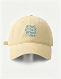 Dopamine Letters Embroideried Wide Brim Baseball Caps MK2COW6W6HAT205