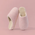 Soft Fleece-Lined Solid Color Winter Slippers 6W8FSP294