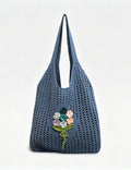 Crochet Floral Shoulder Bag - DippedShop Wholesale - #3763