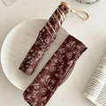 Vintage Floral Print Lightweight Folding Compact Umbrella MK2MBFN6Z11UL08