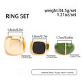 Enamel Statement Ring - DippedShop Wholesale - #1299