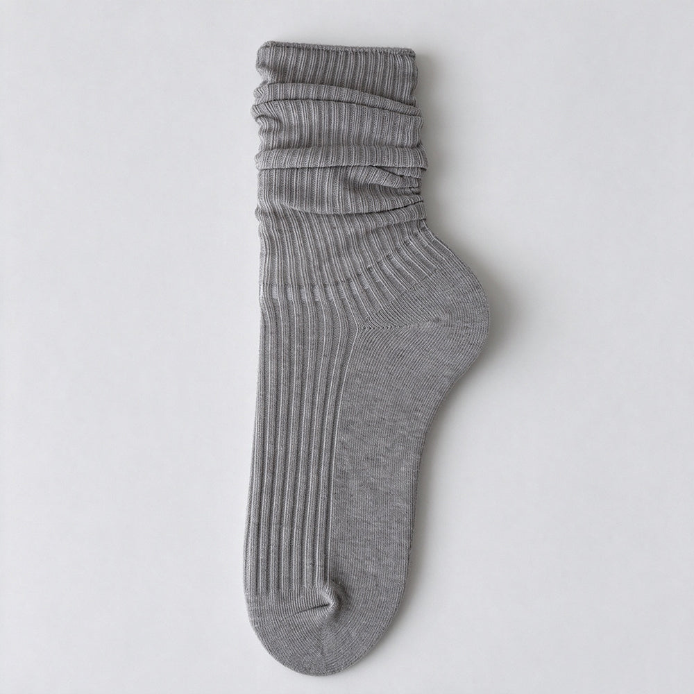 Thin Slouchy Crew Socks - DippedShop Wholesale - #4867