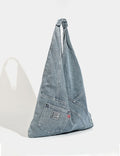 Washed Denim Large Capacity Handbag 6W10BBG1337