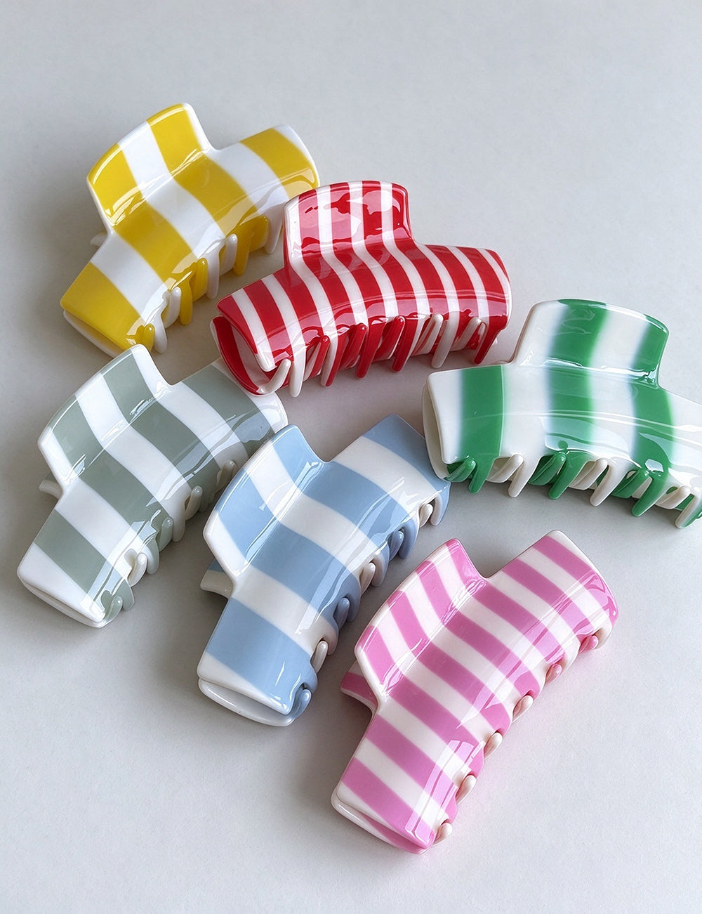 Color Block Hair Claw - DippedShop Wholesale - #4691