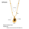 Tiger Eye Pendant Necklace - DippedShop Wholesale - #4771