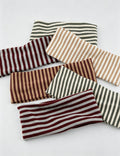 Retro Color Block Striped Wide Headband 6W6HBD408
