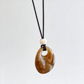 Irregular Resin Pendant Necklace - DippedShop Wholesale - #4803