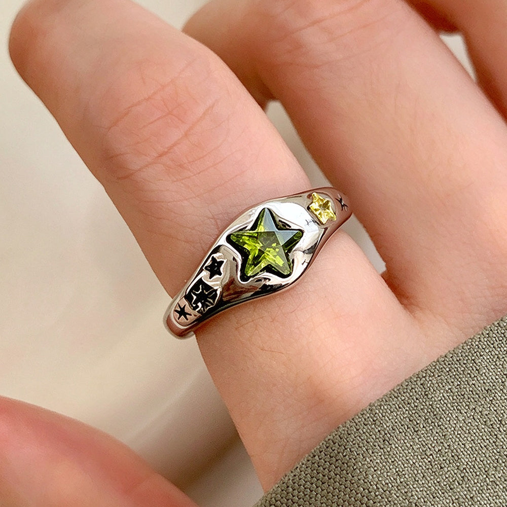 Cubic Zirconia Statement Ring - DippedShop Wholesale - #7059
