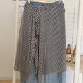 Simple Polka Dots Layered Tie Waist Wrap Scarf 6W1SL49