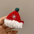 Plush Santa Hair Clip - DippedShop Wholesale - #3779