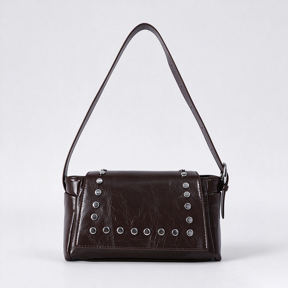 Vintage Punk Studded Flap Shoulder - DippedShop Wholesale - #3459