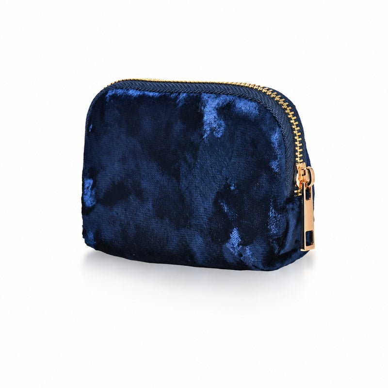 Soft Velet Portable Travel Jewelry Case with Zipper 6W13HSJ90