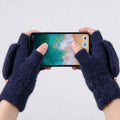 Convertible Fingerless Faux Fur Gloves - DippedShop Wholesale - #0115