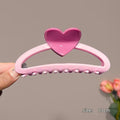 Heart Hair Claw Clip - DippedShop Wholesale - #4579