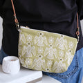 Vintage Floral Embroidery Crossbody Phone - DippedShop Wholesale - #6627
