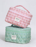 Tweed Makeup Bag - DippedShop Wholesale - #6035