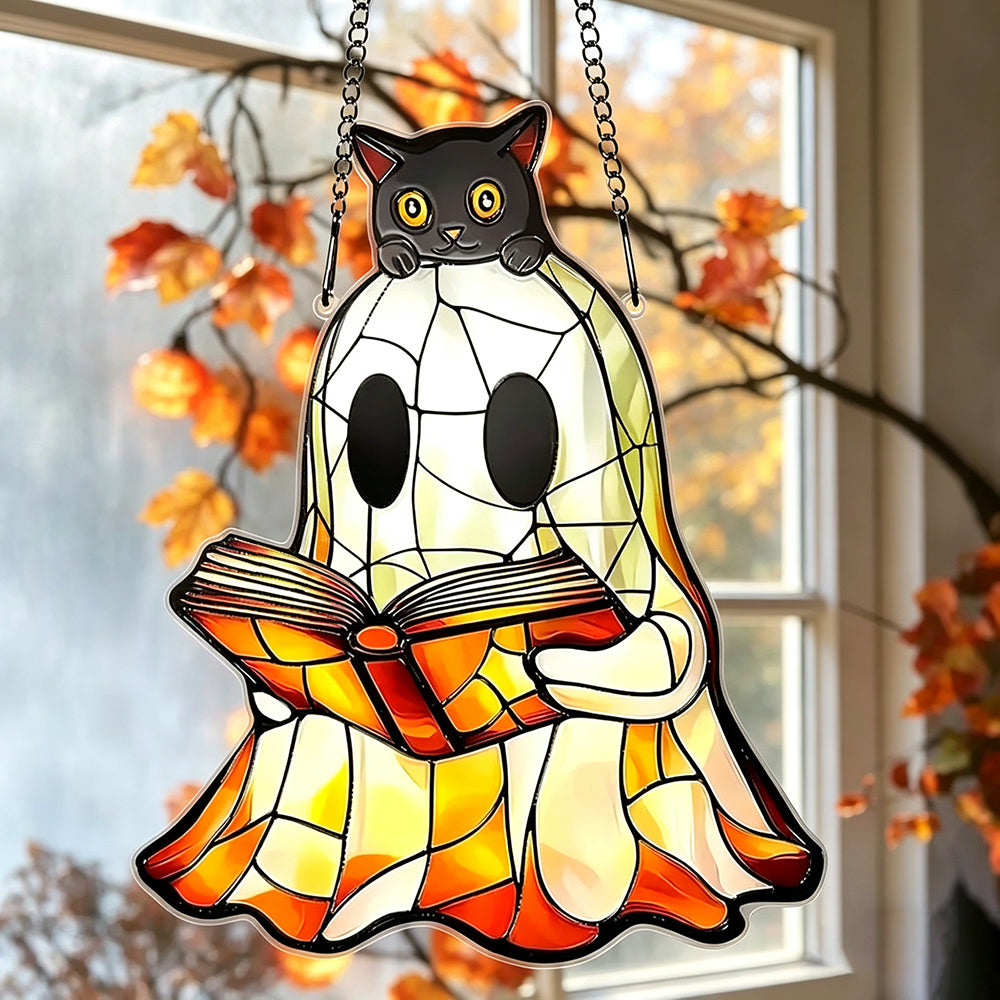 Halloween Ghost Sun Catcher Window Hanging 6H7HLS184