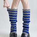 Striped Slouchy Mid-Calf Socks - DippedShop Wholesale - #8083