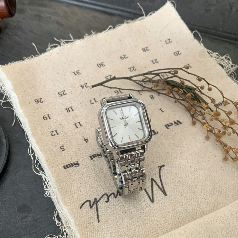 Square Analog Quartz Wrist Watch - DippedShop Wholesale - #4611