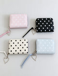 Polka Dot Zipper Wallet - DippedShop Wholesale - #9571