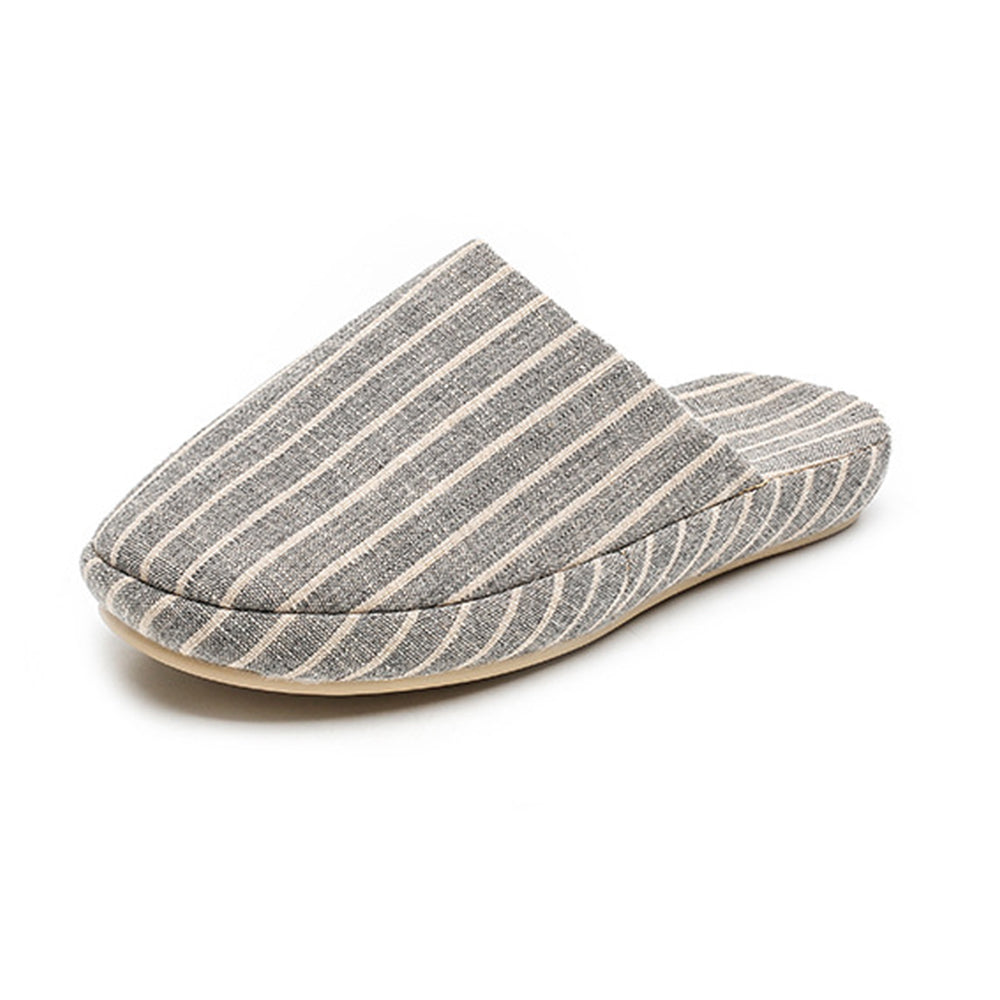 Fashion Striped Non-Slip Soft Indoor Slippers 6W8FSP293