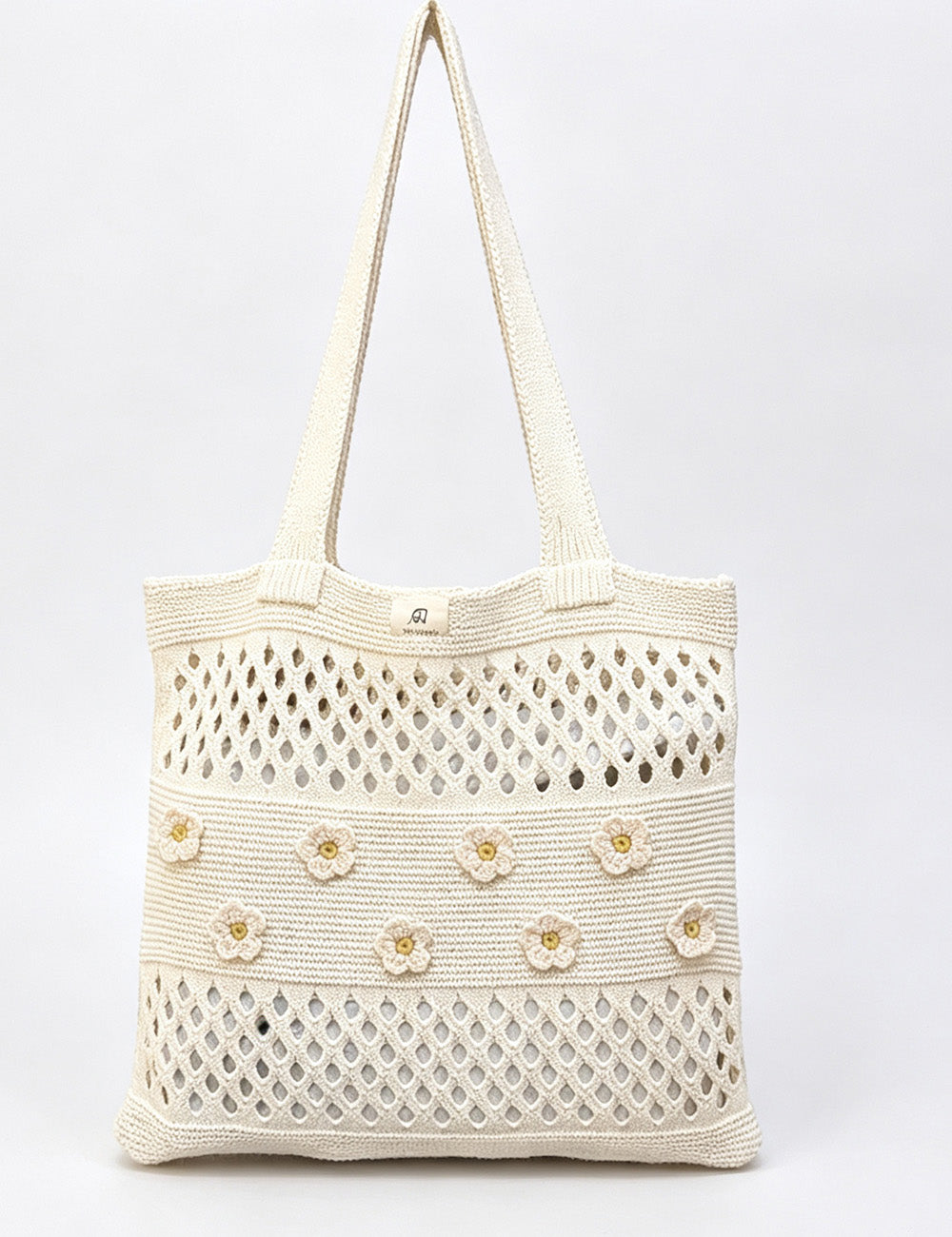 Sweet Floral Crochet Hollow Shoulder Bags 6W10BBG1568
