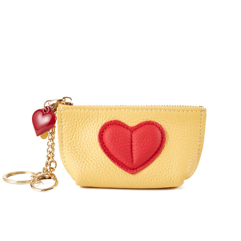 Cute 3D Heart Leather Mini Coin Purse 6W10BWB306