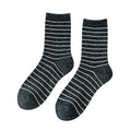 Winter Color Contrast Striped Warm Scrunch Socks 6W8FSO677