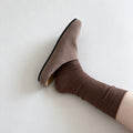 Thin Slouchy Crew Socks - DippedShop Wholesale - #9187