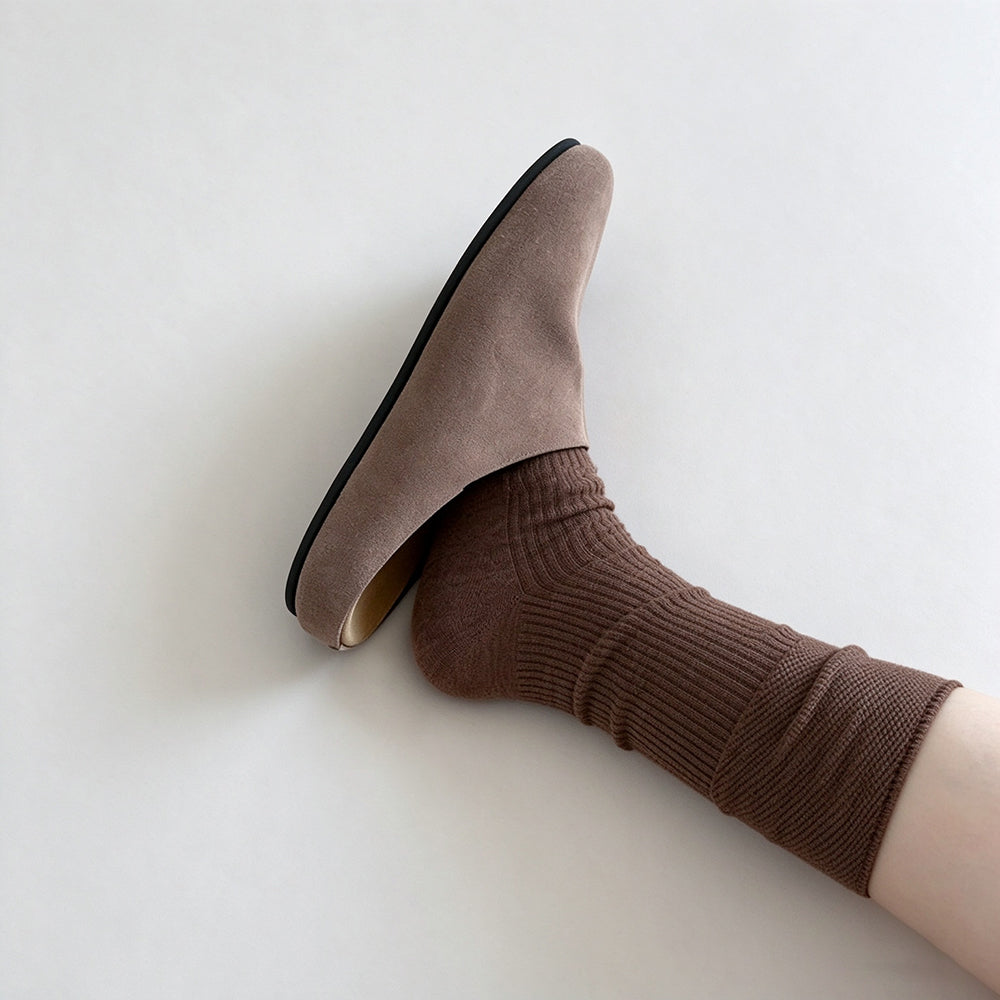 Thin Slouchy Crew Socks - DippedShop Wholesale - #9187