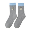 Bowknot Embroidered Crew Socks - DippedShop Wholesale - #0371