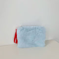 Fluffy Plush Color Block Mini Coin Purse 6W10BWB375