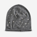 Stylish Metal Rivet Knit Beanie Hat 6W6HAT651