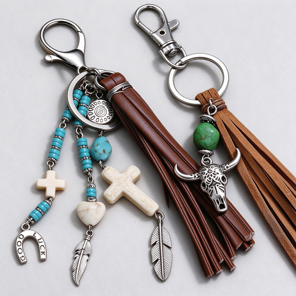 Western Cowgirl Bag Charm - DippedShop Wholesale - #1523