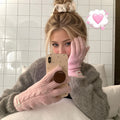 Simple Solid Color Touch Screen Warm Gloves 6W6GLO83