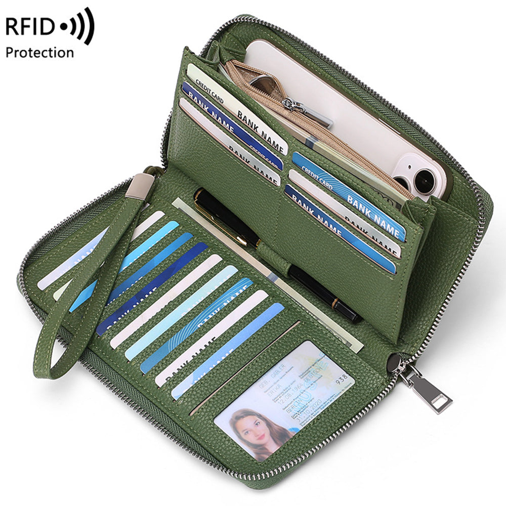 Large Capacity Zipper Wallet - DippedShop Wholesale - #6115