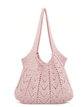 Hollow Knit Shoulder Bags - DippedShop Wholesale - #8131