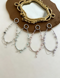 Natural Pearl Crystal Chain Keychain Bag Charm 6W10BBC419