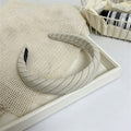 Slouchy Color Block Striped Fabric Wide Headband 6W6HBD323