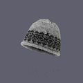 Vintage Jacquard Knit Beanie Hat 6W6HAT681