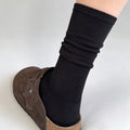Cotton Slouchy Crew Socks - DippedShop Wholesale - #7331