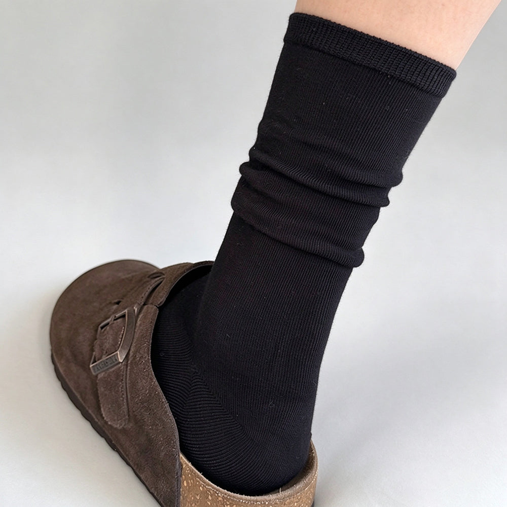 Cotton Slouchy Crew Socks - DippedShop Wholesale - #7331