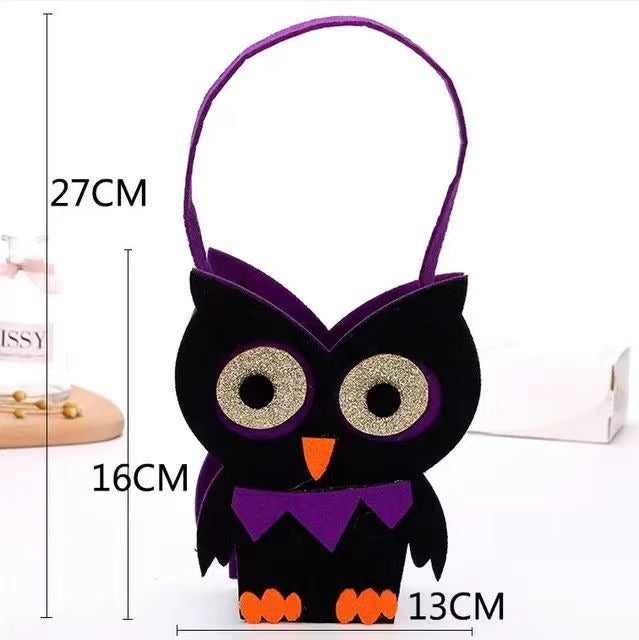 Halloween Felt Trick-or-Treat Candy Bags 6W10BBG1747