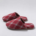 Color Contrast Plaid Soft Non-Slip Indoor Slippers 6W8FSP292