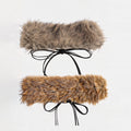 Stylish Thick Fur Adjustable Strap Belt 6W6JBT212